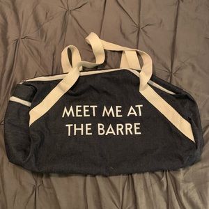 Private Party Denim Gym Bag